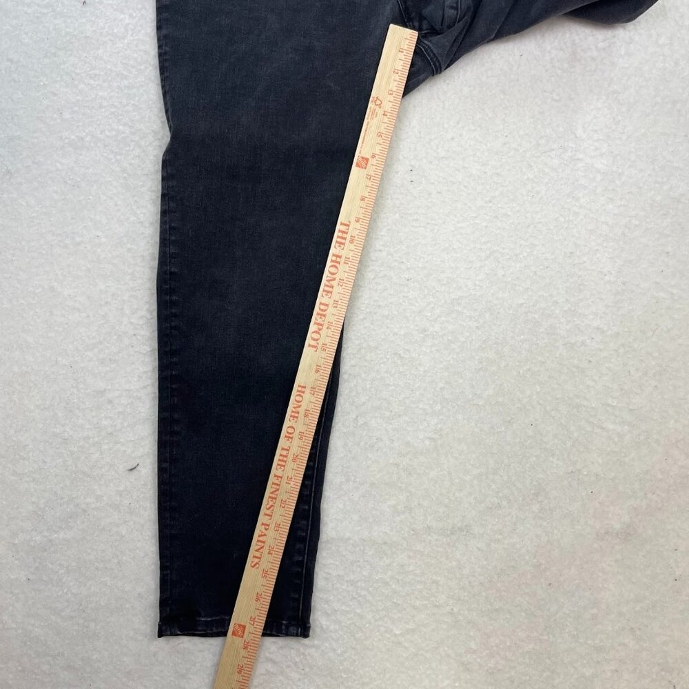 Ann Taylor The Skinny Curvy Fit Black Denim Pants Size 18 - Picture 5 of 5